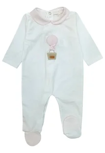 Ninnaoh - Tutina Bianco/rosa C.mongolfiera E25T232 - Kombinezony dla dzieci - miniaturka - grafika 1