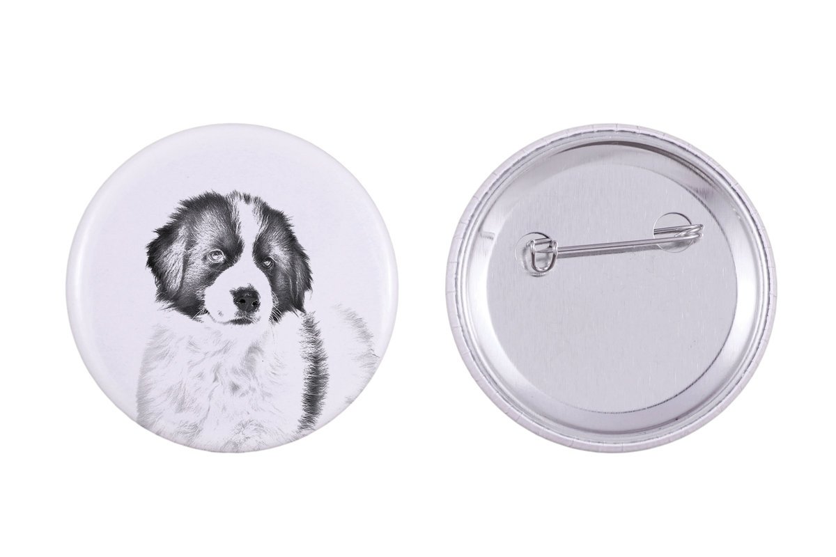 Tornjak, Bośniacko-chorwacki pies pasterski - przypinka z twoim psem, dodaj własne foto, marka Art-Dog