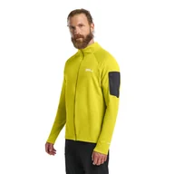 Kurtki męskie - Polar męski Jack Wolfskin PRELIGHT FZ M chartreuse - M - miniaturka - grafika 1