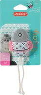 Zabawki dla kotów - Zolux Zabawka dla kota z kocimiętka KALI ryba 15 cm szara - miniaturka - grafika 1