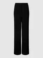 Spodnie damskie - Spodnie do garnituru z zakładkami w pasie - miniaturka - grafika 1