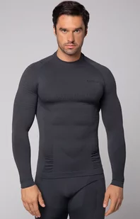 SPAIO D/R PLAY bluzka termoaktywna, Kolor czarno-szary, Rozmiar L, Spaio - Koszulki sportowe męskie - miniaturka - grafika 1