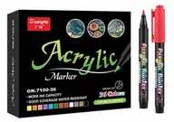 Przybory szkolne - Pisaki Flamastry Mazaki Akrylowe 36szt (C025) - miniaturka - grafika 1