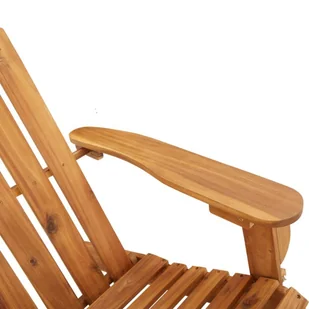 Ławka ogrodowa Adirondack z poduszkami, 126 cm, drewno akacjowe Lumarko - Ławki ogrodowe - miniaturka - grafika 8