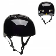 Kaski rowerowe - Kask rowerowy orzeszek Fox flight black S (51-55 cm) na deskę pump track - miniaturka - grafika 1