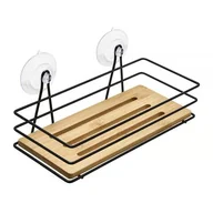 Półki łazienkowe - Półka łazienkowa wisząca JOTTA Scandic 93852 Czarno-beżowy - miniaturka - grafika 1