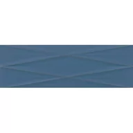 Płytki ceramiczne - Cersanit C GRAVITY MARINE BLUE SILVER INSERTO SATIN 24x74 - miniaturka - grafika 1