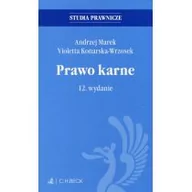Prawo - Konarska - Wrzosek Violetta, Marek Andrzej Prawo karne - miniaturka - grafika 1