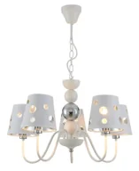 Lampy sufitowe - Biała nowoczesna lampa wisząca - D221 T3-A54 - miniaturka - grafika 1