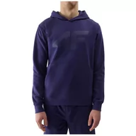 Bluzy sportowe męskie - Męska bluza 4F Sweatshirt M0950 Rozmiar: XXL / Kolor: ciemnoniebieski - miniaturka - grafika 1