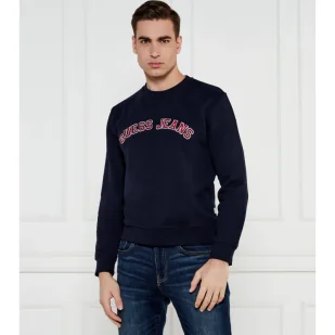 Guess Jeans Bluza Slim Fit - Bluzy męskie - miniaturka - grafika 1