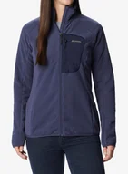 Bluzy sportowe damskie - Bluza z zamkiem damska Columbia Outdoor Tracks Full Zip - nocturnal/dark nocturnal - miniaturka - grafika 1