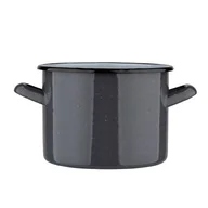 Garnki - Garnek prosty 3,3 l śr.18 cm wys.14 cm szary nakrapiany - miniaturka - grafika 1