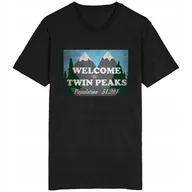 Koszulki męskie - Welcome To Twin Peaks Koszulka Miasteczko - miniaturka - grafika 1