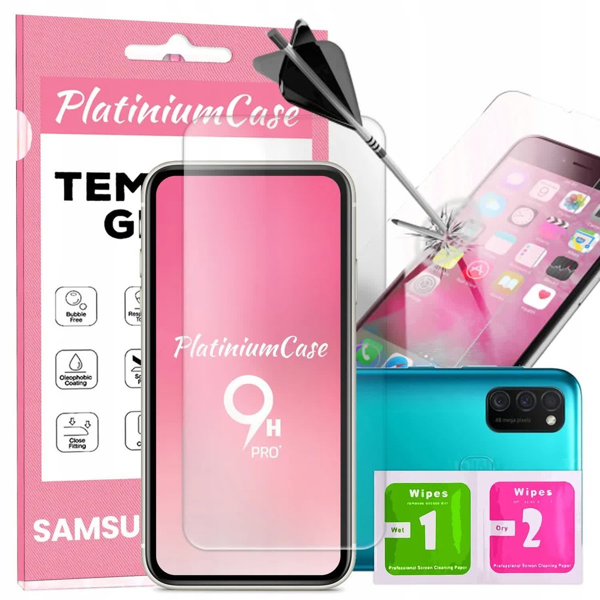 Szkło hartowane 9H szybka ochronna do Samsung M21