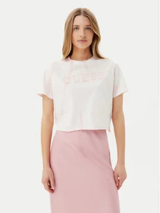Guess T-Shirt V5GI19 I3Z14 Różowy Regular Fit - Koszulki i topy damskie - miniaturka - grafika 1