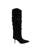 Kozaki damskie - GINO ROSSI Kozaki EO-DIANA-121961S Czarny - miniaturka - grafika 1