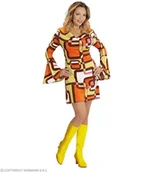 Stroje karnawałowe - Strój dla dorosłych, hippie lat 70, rozmiar M - miniaturka - grafika 1