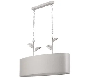 Żyrandol na łańcuchu NOEMI 2xE27/60W/230V srebrne - Lampy sufitowe - miniaturka - grafika 1