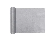 Dekoracje i nakrycia stołu na imprezę - Dekoracja bieżnik brokatowy na stół - srebrny - 28 cm x 3 m - 1 szt. - miniaturka - grafika 1