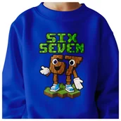 Bluzy dla dziewczynek - BLUZA DZIECIĘCA 67 SIX SEVEN VIRAL DLA CHŁOPCA DZIEWCZYNKI 110-116 - miniaturka - grafika 1