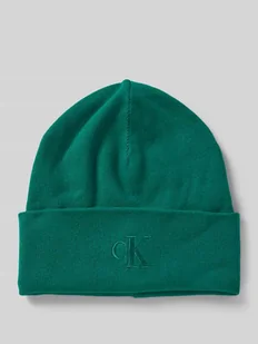 Czapka beanie z wyhaftowanym logo - Czapki damskie - miniaturka - grafika 1