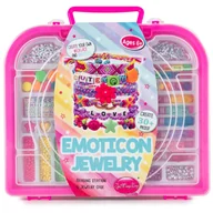 Prace ręczne dla dzieci - Zestaw Kreatywny do Robienia Biżuterii DIY Walizka - miniaturka - grafika 1