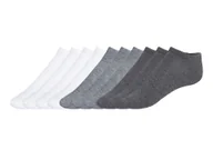 Skarpetki męskie - LIVERGY® Skarpety stopki męskie, 10 par (Szary/biały, 39-42) - miniaturka - grafika 1