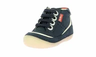 Botki damskie - Kickers Chłopiec Unisex Kinder SOPUM Botki, 18 EU, granatowy, 18 EU - miniaturka - grafika 1