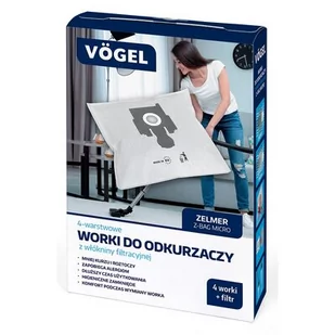 VÖGEL VÖGEL Worek do odkurzacza VÖGEL Z-BAG Micro 4 sztuki) - Worki do odkurzaczy - miniaturka - grafika 1