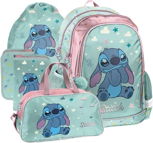 ZESTAW szkolny Plecak Tornister Disney Lilo i Stitch Miętowo Różowy - Zestawy szkolne - miniaturka - grafika 1
