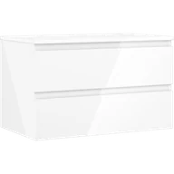 Szafki łazienkowe - Mexen Orio szafka łazienkowa podumywalkowa 80 cm z blatem, 2 szuflady, biała połysk - 91A10-08047-2-BFFC00 - miniaturka - grafika 1