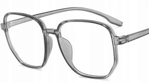 Okulary korekcyjne szare minusy duże -2 - Okulary korekcyjne, oprawki, szkła - miniaturka - grafika 1