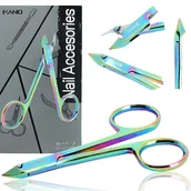 Akcesoria do paznokci - Cążki do skórek paznokci obcinaczki nożyczki kosmetyczne manicure gabinet SPA wielokolorowe - miniaturka - grafika 1