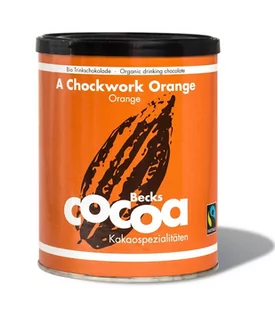CZEKOLADA DO PICIA POMARAŃCZOWO-IMBIROWA FAIR TRADE BEZGLUTENOWA BIO 250 g - BECKS COCOA - Kakao i czekolada - miniaturka - grafika 1