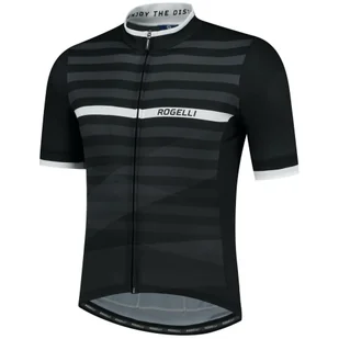 Koszulka rowerowa męska Rogelli STRIPE - Koszulki rowerowe - miniaturka - grafika 1