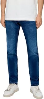 Spodenki męskie - s.Oliver Męskie spodnie jeansowe Slim Fit Keith Blue 34, niebieski, 34W / 36L - grafika 1
