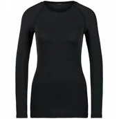 Pozostała odzież narciarska - Koszulka Termoaktywna W Odlo Performance Light E Dł Rękaw 188781 Czarna M - miniaturka - grafika 1