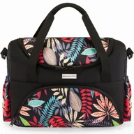 Torby i organizery dla mam - Torba do wózka dziecięcego czarna kolorowa na zaczepy uniwersalna ZAGATTO - miniaturka - grafika 1