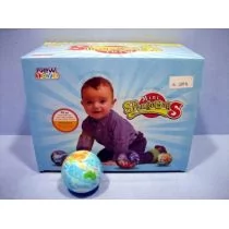 Piłka Miękka 8 cm globus G89-4 Hipo - Piłki dla dzieci - miniaturka - grafika 1