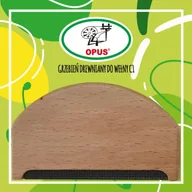 Drewniany grzebień do wełny na zmechacenia i kulki 7,7 x 4,2 cm do odzieży