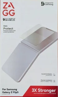 Szkło hartowane Zagg Invisible Shield do Samsung Galaxy Z Flip5 - Szkła hartowane na telefon - miniaturka - grafika 1
