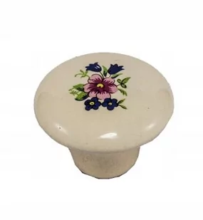 Gałka porcelanowa DG20 MLK-1-A ANDPOL - Meble modułowe i akcesoria - miniaturka - grafika 1