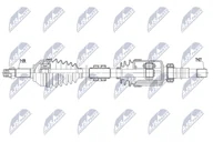 Układ napędowy - akcesoria - Wał napędowy NTY NPW-NS-160 - miniaturka - grafika 1