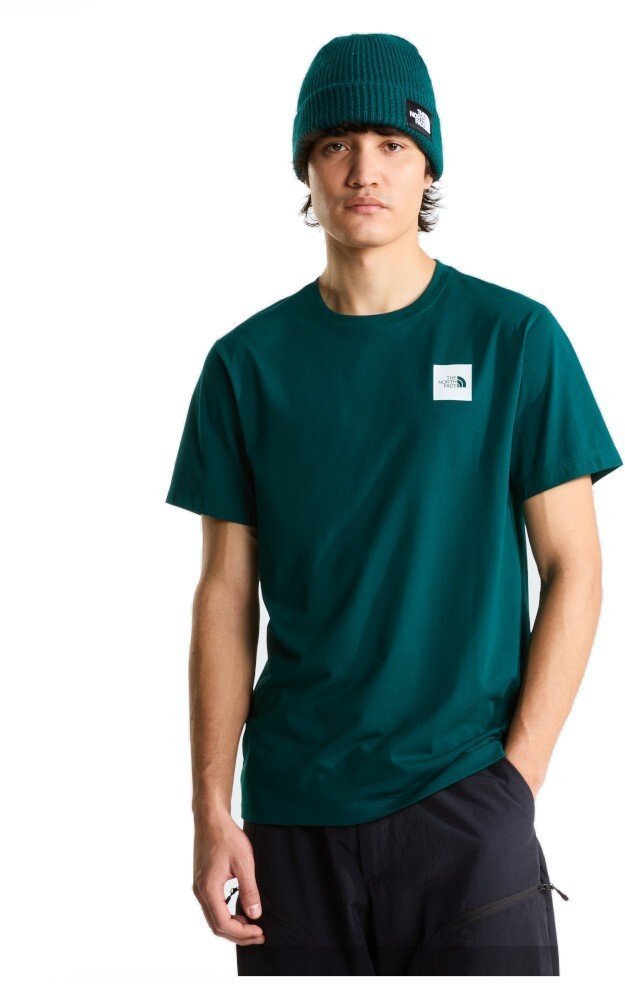 The North Face Koszulka The North Face M Evolution Box Half Dome Regular Tee męska : Kolor - Morski, Rozmiar - S