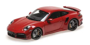 Porsche 911 (992) Turbo S Coupe Sport Design – 2021 – Red - Samochody i pojazdy dla dzieci - miniaturka - grafika 1