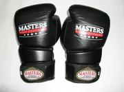 Rękawice bokserskie - Masters FIGHT EQUIPMENT Rękawice bokserskie, RBT-E czarno-białe, 12 oz - miniaturka - grafika 1