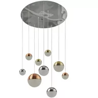 Lampy sufitowe - Planets LED lampa wisząca 9-punktowa chrom 4519-9 - miniaturka - grafika 1