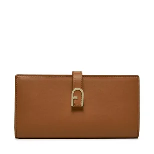 Duży Portfel Damski Furla Flow Continental Bifold WP00402-BX2045-RY000 Brązowy - Portfele - miniaturka - grafika 1