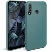 Etui i futerały do telefonów - Moozy Silikonowe etui z serii Minimalist do Huawei P30 Lite, niebiesko-szare - matowe wykończenie, smukłe, miękkie etui z TPU - miniaturka - grafika 1